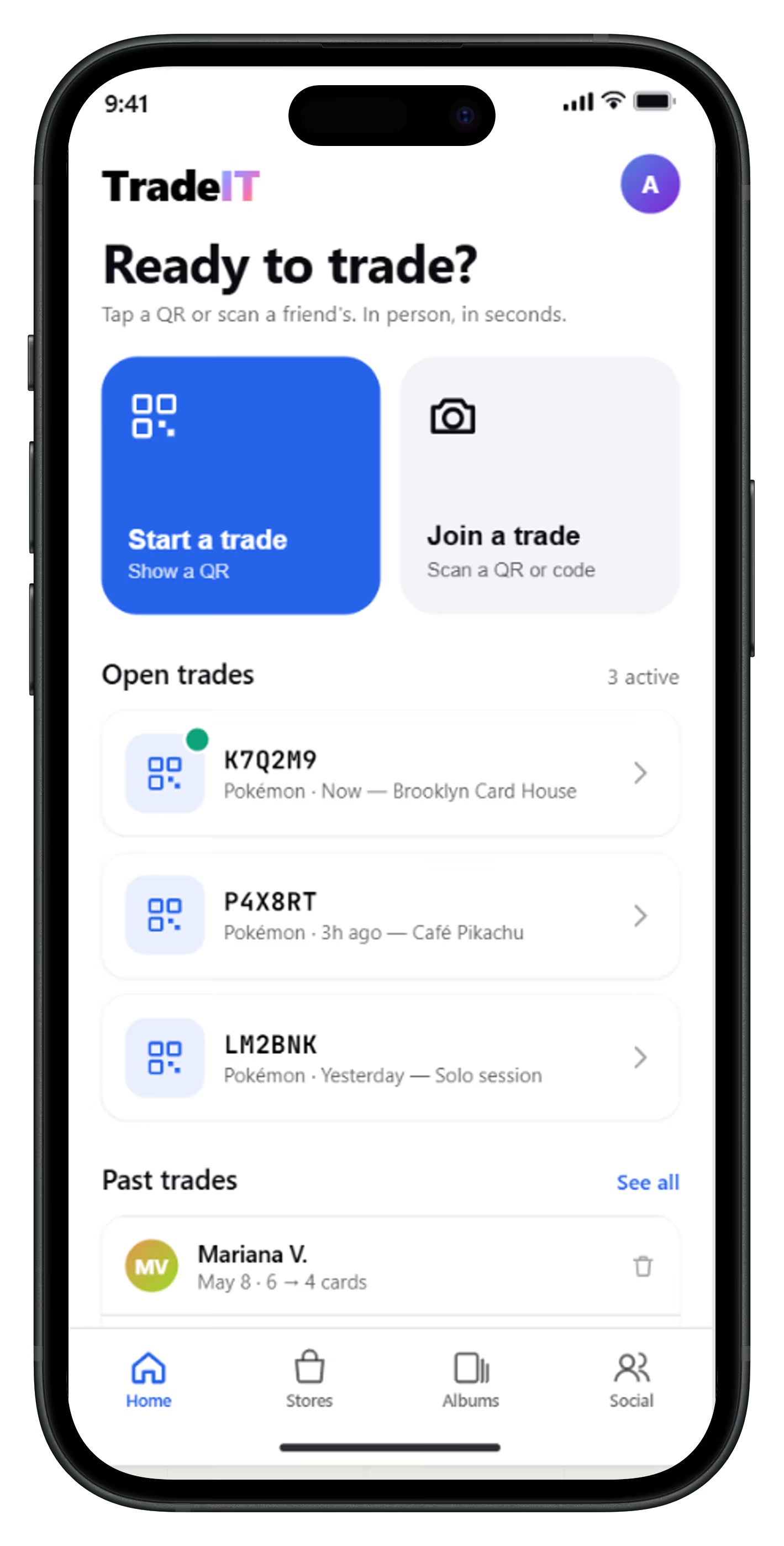 TradeIt mobile app